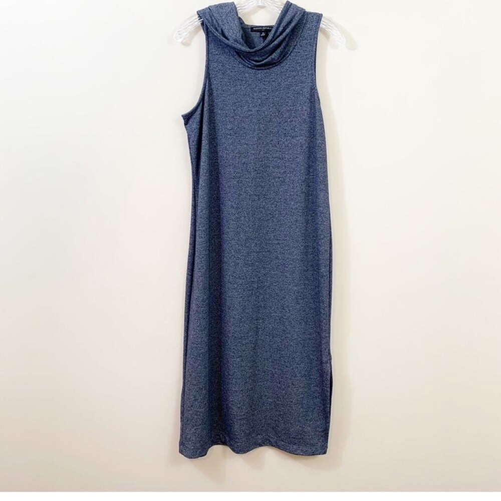 Banana Republic Factory Sleeveless Blue Midi Dress